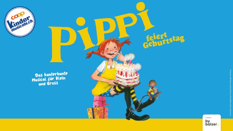 Pippi feiert Geburtstag, live in der Aegerihalle Unterägeri, Kultur Ägeri 2026