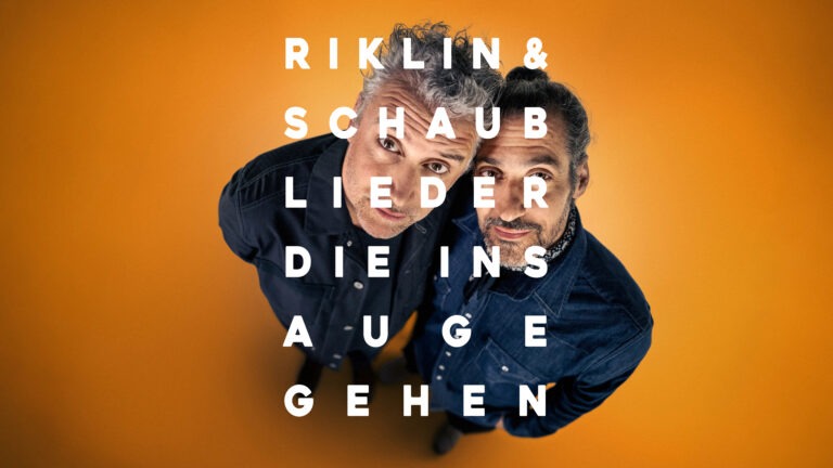 Riklin & Schaub «Lieder, die ins Auge gehen», live in der AEGERIHALLE Unterägeri, Kultur Ägeri 2026